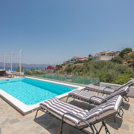 Villa Luna Private Heated Hydro Pool Bbq Beach 4Min Agia Marina Mikrolimanou 외부 사진