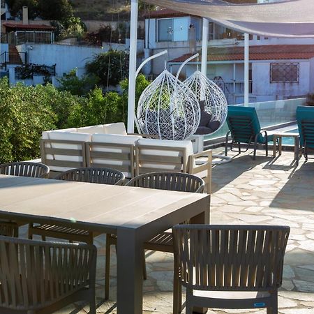 Villa Luna Private Heated Hydro Pool Bbq Beach 4Min Agia Marina Mikrolimanou 외부 사진