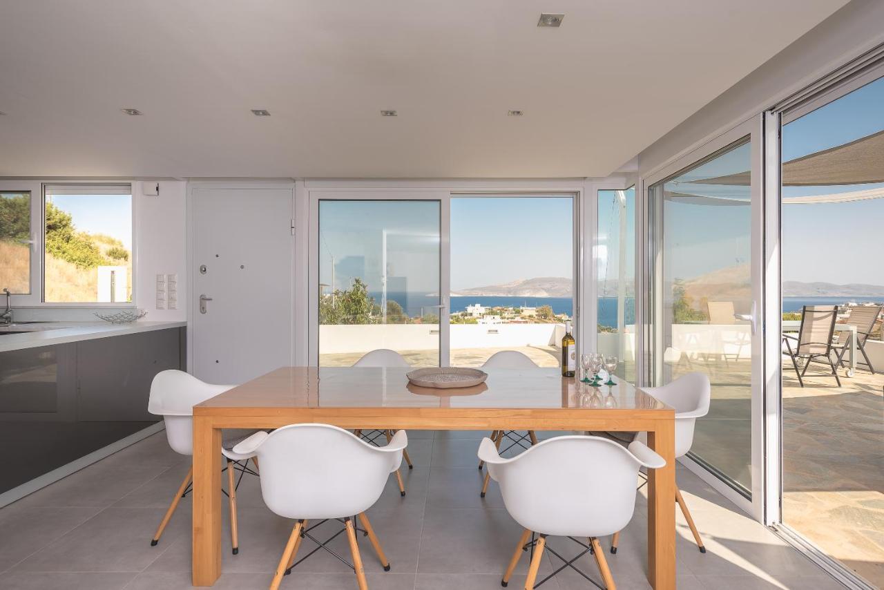 Villa Luna Private Heated Hydro Pool Bbq Beach 4Min Agia Marina Mikrolimanou 외부 사진