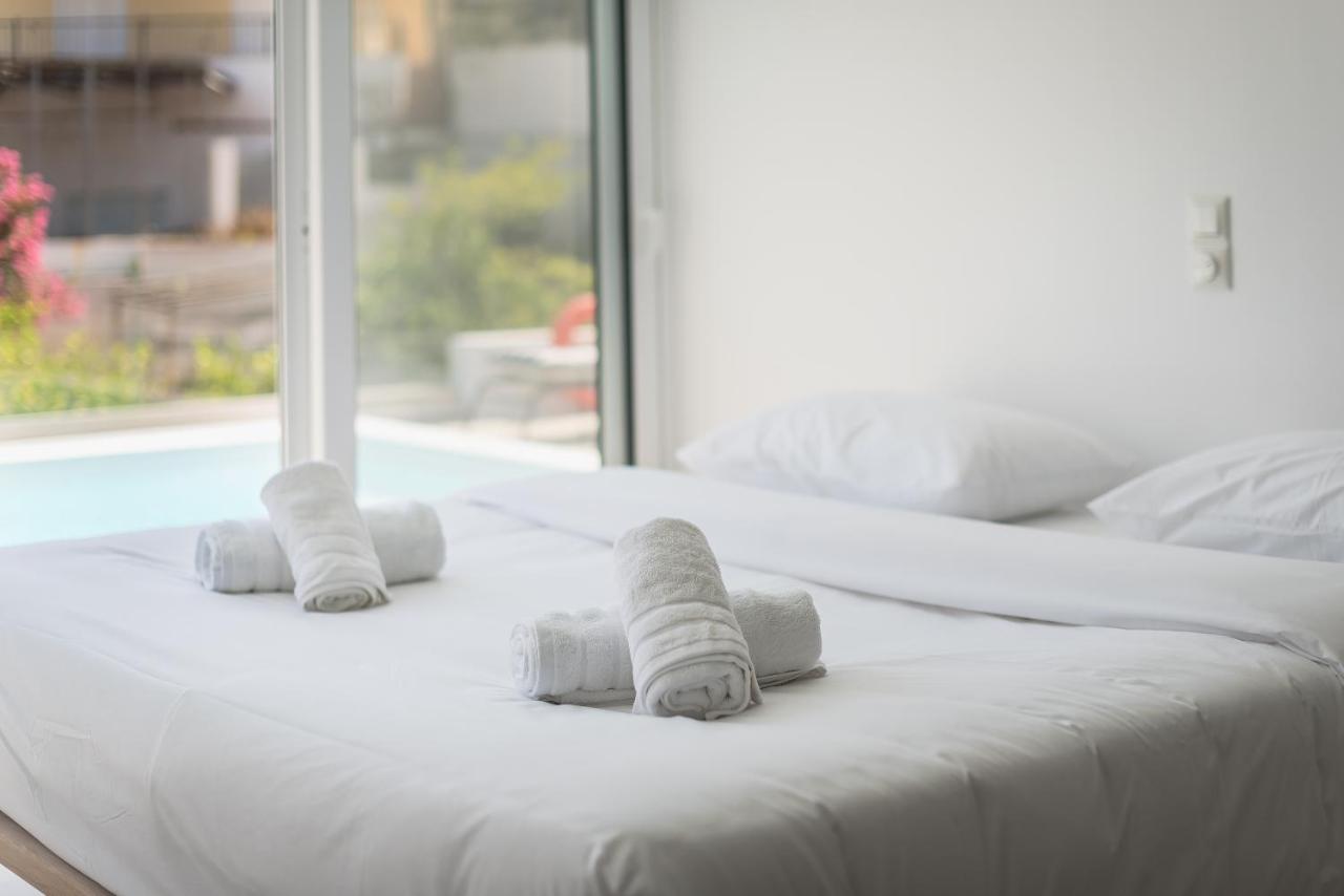 Villa Luna Private Heated Hydro Pool Bbq Beach 4Min Agia Marina Mikrolimanou 외부 사진
