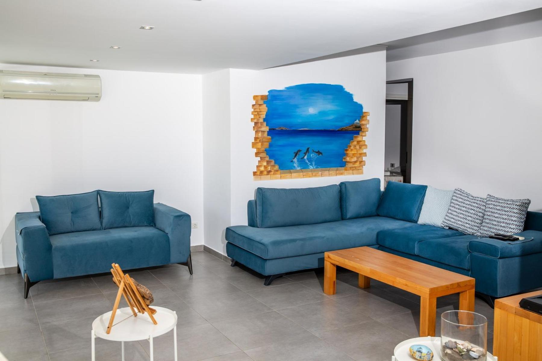 Villa Luna Private Heated Hydro Pool Bbq Beach 4Min Agia Marina Mikrolimanou 외부 사진