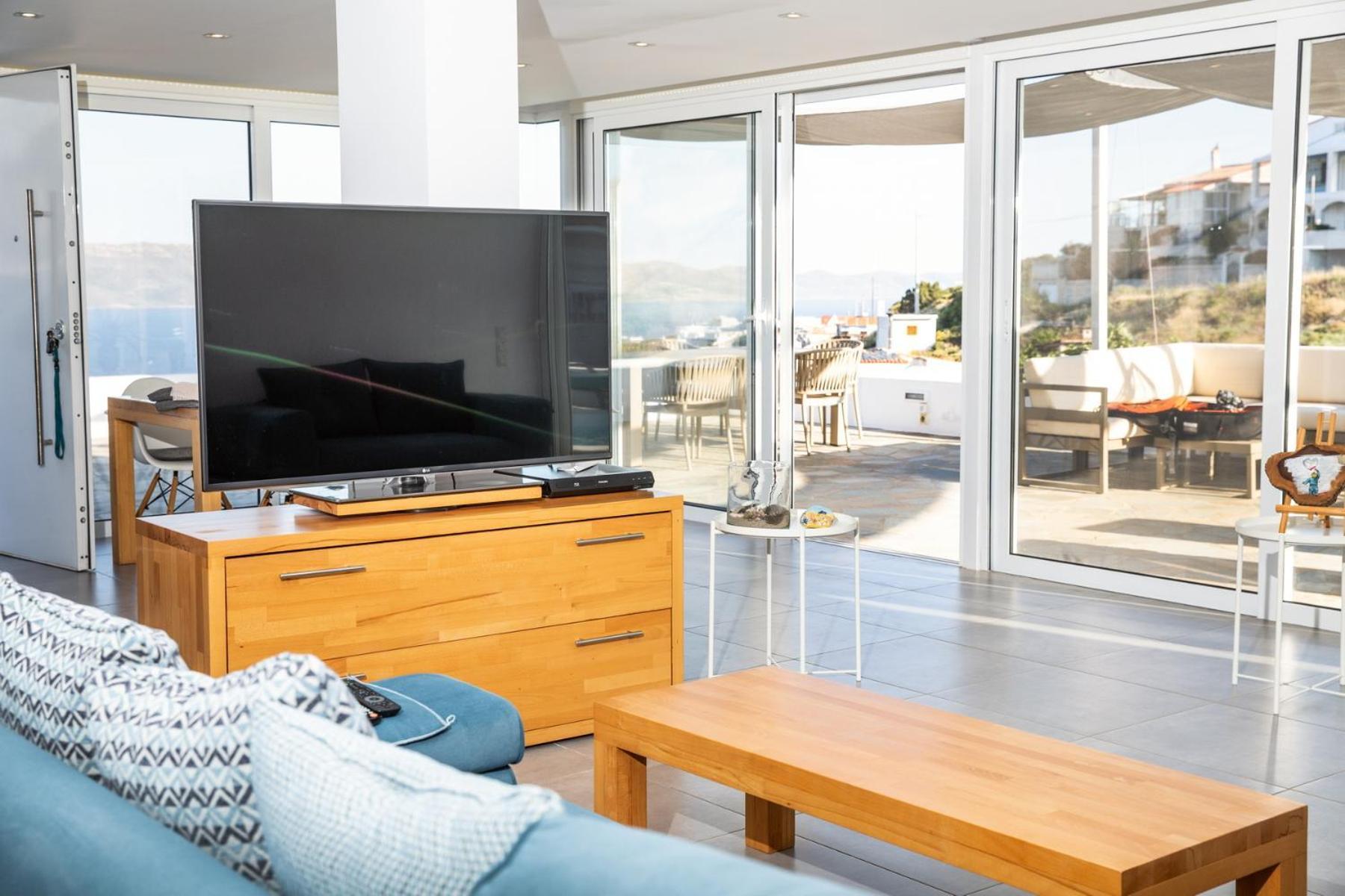 Villa Luna Private Heated Hydro Pool Bbq Beach 4Min Agia Marina Mikrolimanou 외부 사진
